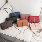 Ladies Summer PU Flip Tassel Shoulder Bag Mini Wallet Lady Bag