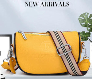 Women's Leather Saddle Crossbody Handbag Vintage Tote Shoulder Bag