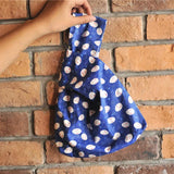 Japanese Mini Knot Wrist Bag Cherry Blossoms Pattern Purses Handbags