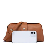 PU Leather Shoulder Bag Retro Mini Crossbody Bags for Women