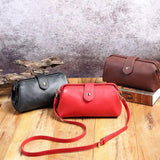 PU Leather Shoulder Bag Retro Mini Crossbody Bags for Women