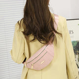 Women Waist Bags Oxford Leisure Shoulder Crossbody Chest Bags