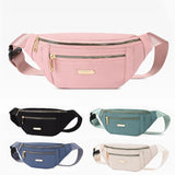 Women Waist Bags Oxford Leisure Shoulder Crossbody Chest Bags