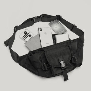 Multi-Pocket Waist Pack Chest Bag High Street Travel Fanny Bag