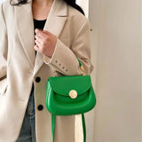 Women Bag Spring Summer High Personalized Solid Single Shoulder Messenger Bag