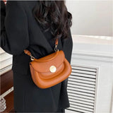 Women Bag Spring Summer High Personalized Solid Single Shoulder Messenger Bag