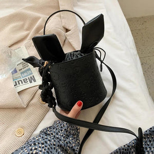 Solid Leather Shoulder Bag Crossbody Purse for Women