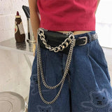 Mini Lipstick Bag with Chain Belt 202 Crossbody Chest Bag