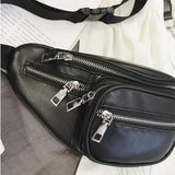 Outdoor Waterproof Waist Bag Chain Chest Bag Ladies Shoulder Messenger Bag