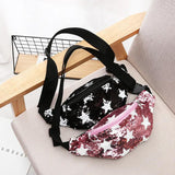 Glitter Sequin Waterproof Waist Bag Female Belt Chest Handbag Unisex Fanny Pack