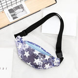 Glitter Sequin Waterproof Waist Bag Female Belt Chest Handbag Unisex Fanny Pack