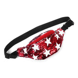 Glitter Sequin Waterproof Waist Bag Female Belt Chest Handbag Unisex Fanny Pack