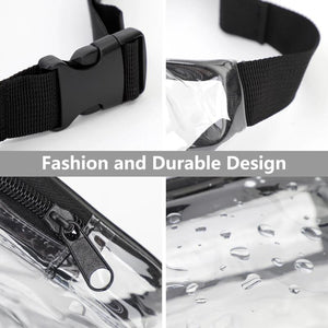 Summer Waist Bag PVC Clear Waterproof Jelly Belt Bag for Girl