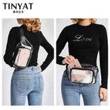 Summer Waist Bag PVC Clear Waterproof Jelly Belt Bag for Girl