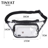 Summer Waist Bag PVC Clear Waterproof Jelly Belt Bag for Girl