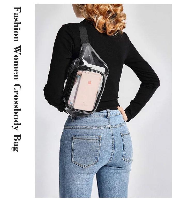 Summer Waist Bag PVC Clear Waterproof Jelly Belt Bag for Girl
