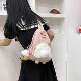 Plush Cartoon Cross Body Bag for Girls