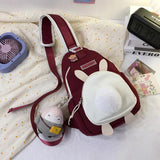 Plush Cartoon Cross Body Bag for Girls