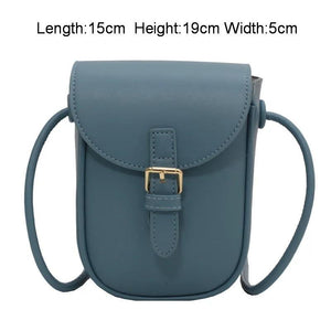 Shoulder Messenger Bag PU Leather Crossbody Bag Women Handbag Purses