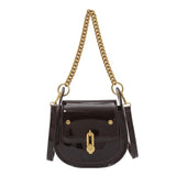 Women Crossbody Shoulder Bag Metal Chain Handbag