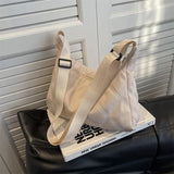 Foufurieux Rhombus Embroidery Underarm Bag Handbags Women Fanny Pack