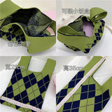 Women's Knitted Handbag Large-capacity All-match Shoulder Bag