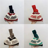 Women's Knitted Handbag Large-capacity All-match Shoulder Bag