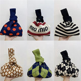 Women's Knitted Handbag Large-capacity All-match Shoulder Bag