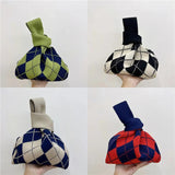 Women's Knitted Handbag Large-capacity All-match Shoulder Bag