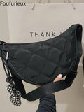Nylon Shoulder Bag Quilted Crossbody  Summer Handbags