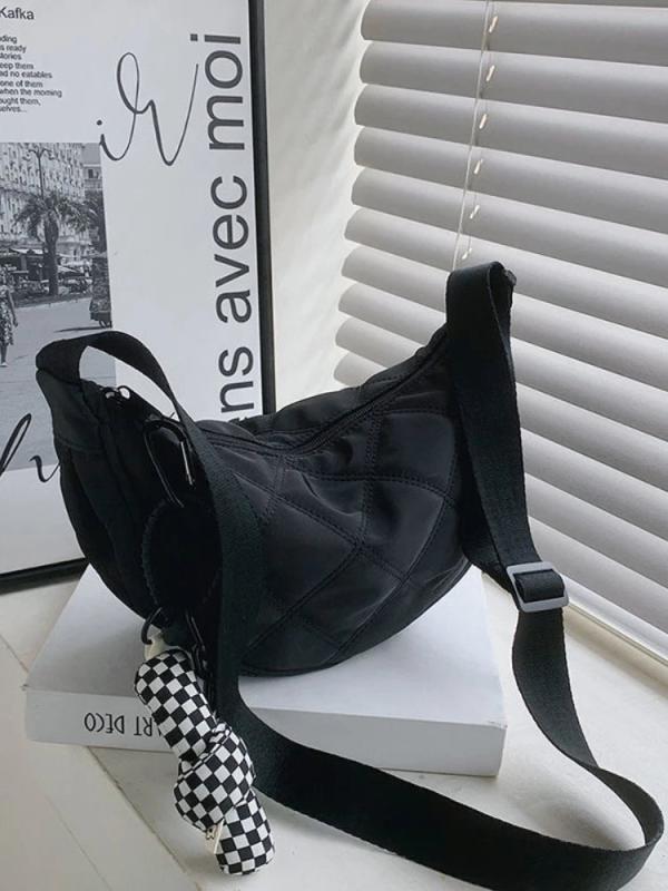 Nylon Shoulder Bag Quilted Crossbody  Summer Handbags