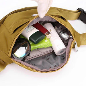 Nylon Crossbody Waist Pack Shoulder Bag for Women