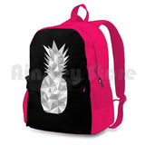 Geometric 2 Outdoor Hiking Backpack Waterproof Silver