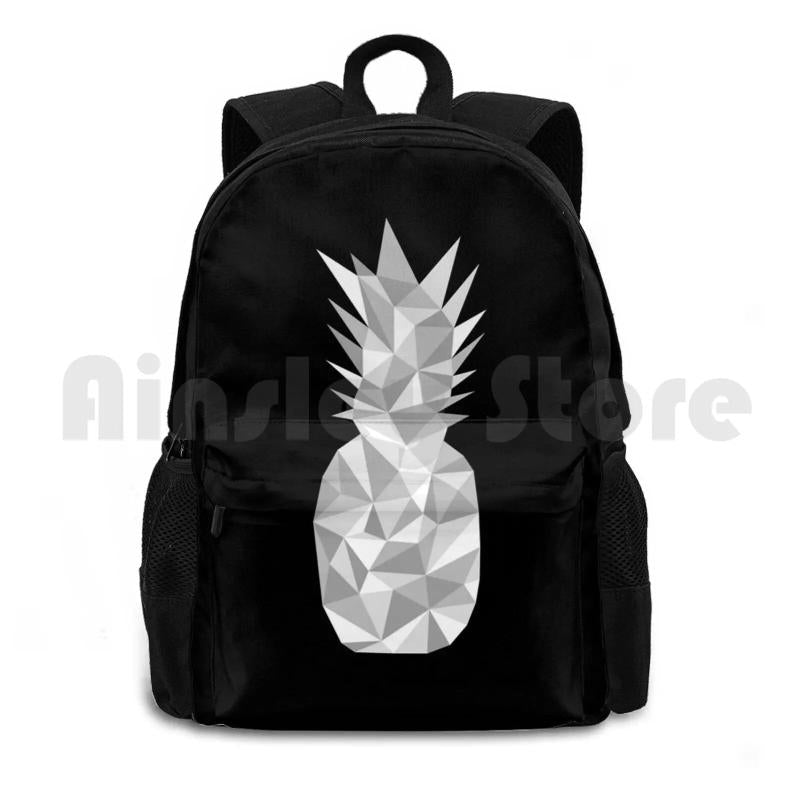 Geometric 2 Outdoor Hiking Backpack Waterproof Silver