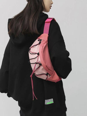 Foufurieux Large Capacity Waist Bag Unisex Fanny Pack