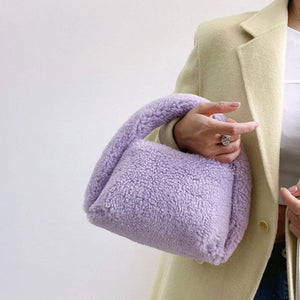 Plush Candy Handbag for Autumn and Winter