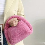 Plush Candy Handbag for Autumn and Winter