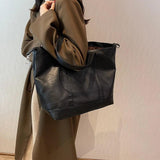 Soft Leather Women Bag Travel Shoulder Bag Large Capacity Tote Shopper Handbag