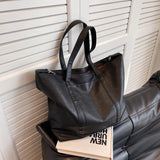 Soft Leather Women Bag Travel Shoulder Bag Large Capacity Tote Shopper Handbag