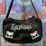 Punk Letter Armpit Cosmetic Bag Skull Shoulder Crossbody Bag