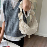 Vintage Nylon Shoulder Bag Small Crossbody Handbag