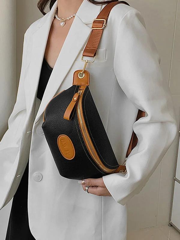 Women's Fanny Pack Shoulder Bag Leather Crossbody Chest Waist Packs