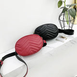 Women Waist Fanny Pack Belt Bag Leather Chest Handbag 5 Colors