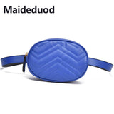 Women Waist Fanny Pack Belt Bag Leather Chest Handbag 5 Colors