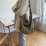 Women's Shoulder Bag Casual Totes Spring Nylon Large Capacity