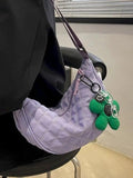 Foufurieux Summer Large-capacity Bag Women Rhombus Women Bag Casual Shoulder