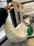 Foufurieux Summer Large-capacity Bag Women Rhombus Women Bag Casual Shoulder