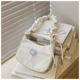 Japanese Harajuku Style Messenger Bag Vintage Girl Retro Student Fold Bag