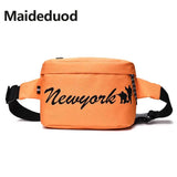 Unisex Lattice Checkerboard Waist Bag