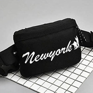 Unisex Lattice Checkerboard Waist Bag